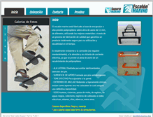 Tablet Screenshot of escalonmarino.com